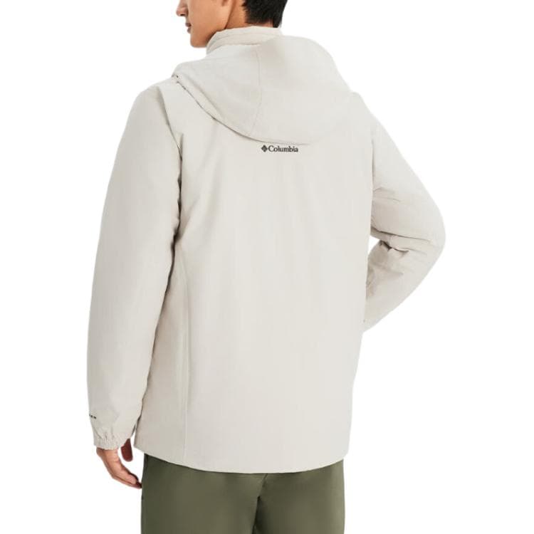 Columbia CAM HEIGHTS 2 Водонепроницаемая и ветрозащитная ветрозащитная куртка-ветровка унисекс цвета экрю для походов на открытом воздухе