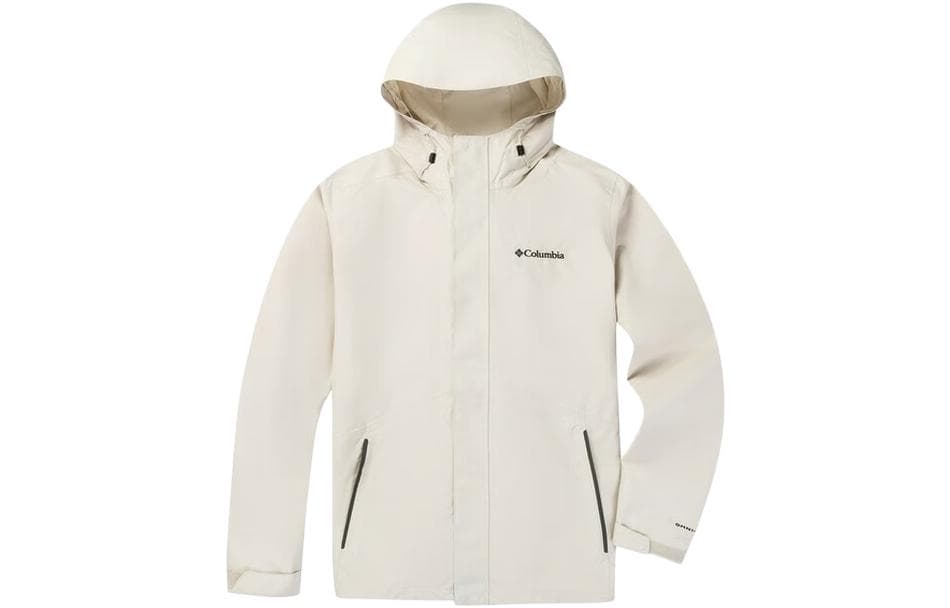 Columbia CAM HEIGHTS 2 Outdoor Hiking Waterproof And Windproof To Keep Warm Windbreaker Jacket Unisex Ecru