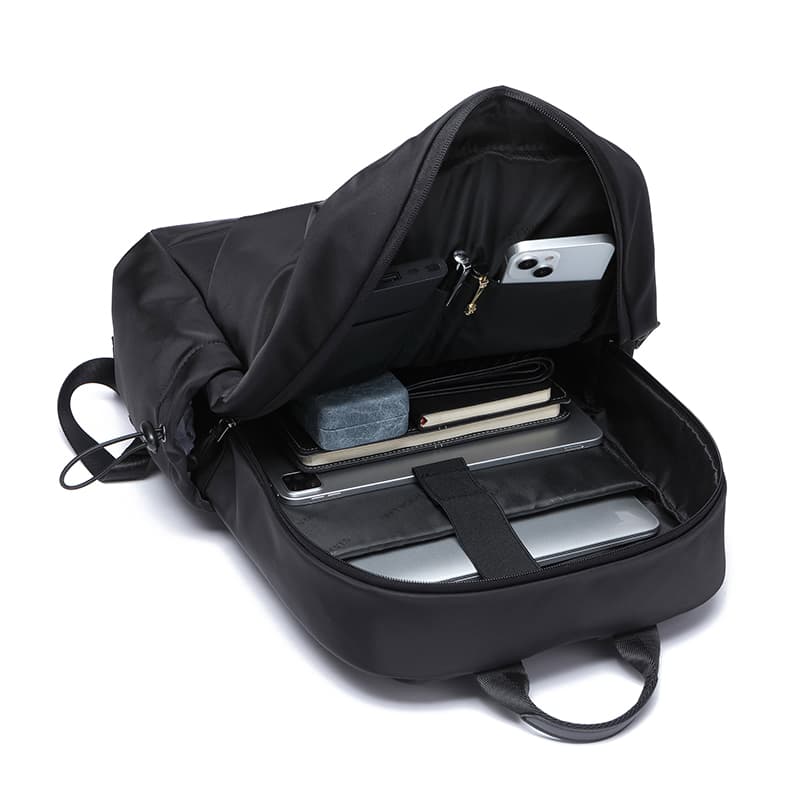 SEPTWOLVES Тканевый рюкзак обычный унисекс, черный