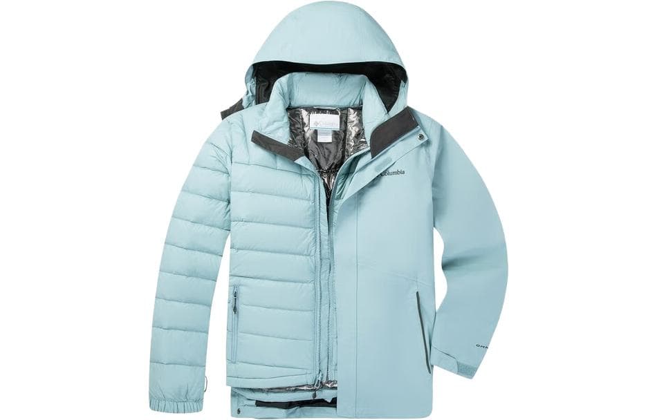Columbia CAM HEIGHTS 2 Водонепроницаемая и ветрозащитная ветрозащитная ветровка для походов на открытом воздухе Куртка унисекс Glacier Blue