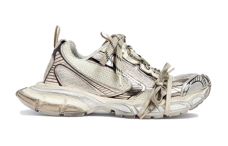 Женские кроссовки Balenciaga 3XL «Бежевая сетка и полиуретан»