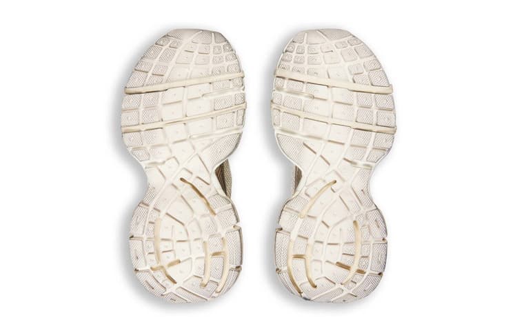 Женские кроссовки Balenciaga 3XL «Бежевая сетка и полиуретан»