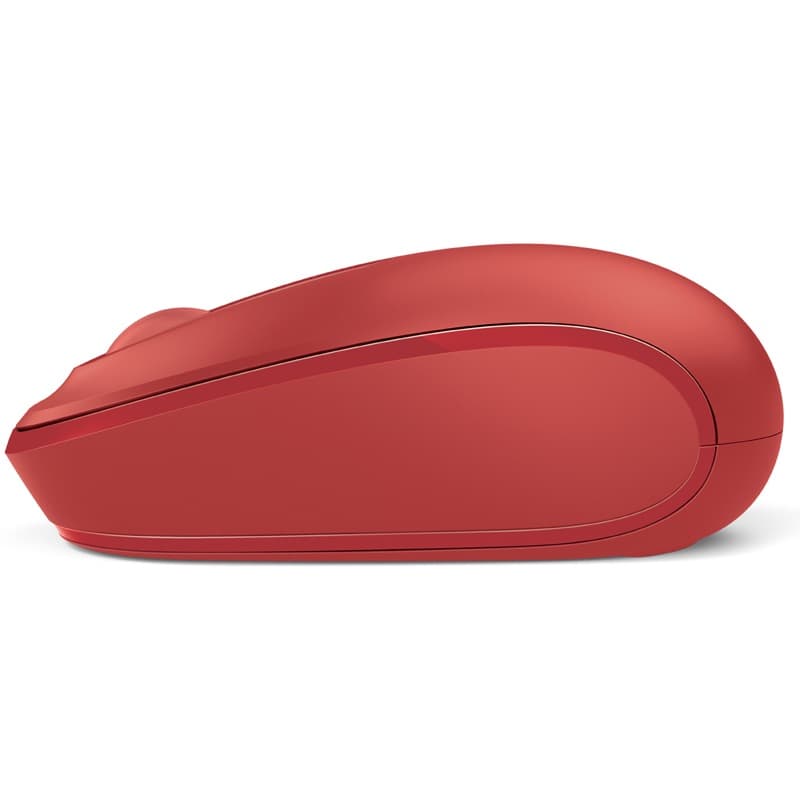 Портативная легкая пламенно-красная мышь Microsoft Wireless Seam