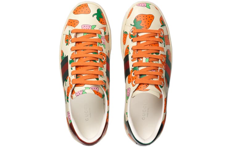 Женские кроссовки GUCCI Ace 'Strawberry White'