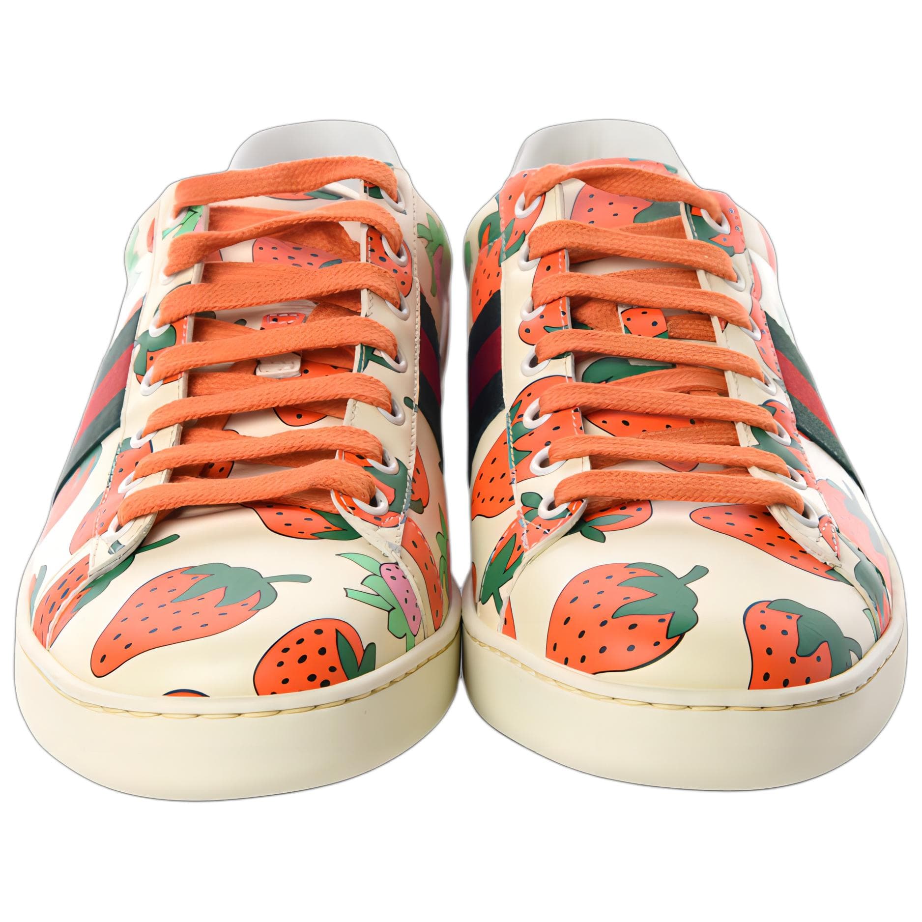 Женские кроссовки GUCCI Ace 'Strawberry White'