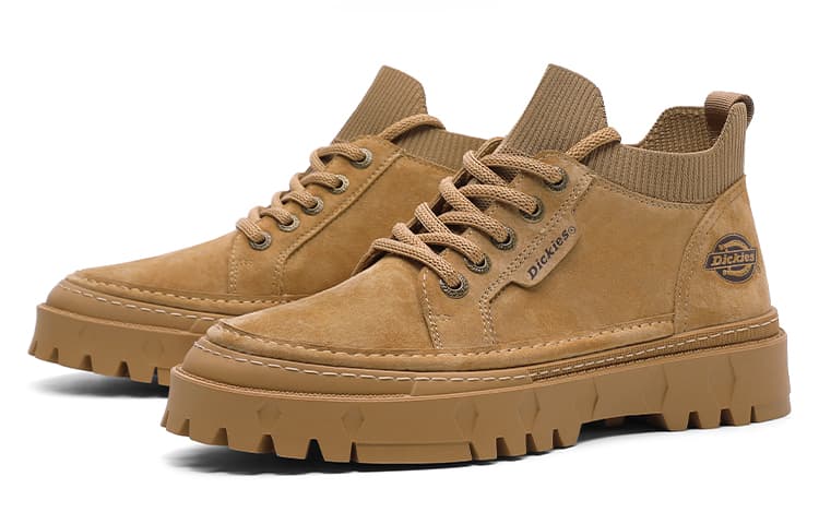 Мужские ботинки Martin Dickies 9 см светло-коричневые