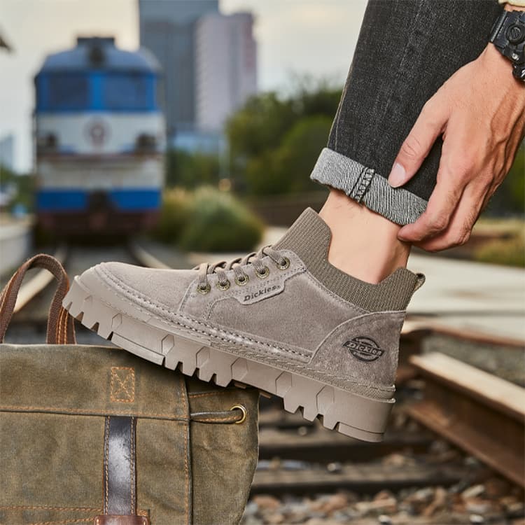 Мужские ботинки Martin Dickies 9 см светло-коричневые