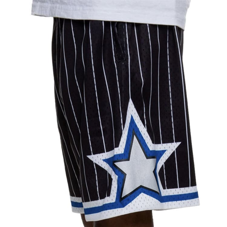 Баскетбольные шорты унисекс Mitchell & Ness, черные