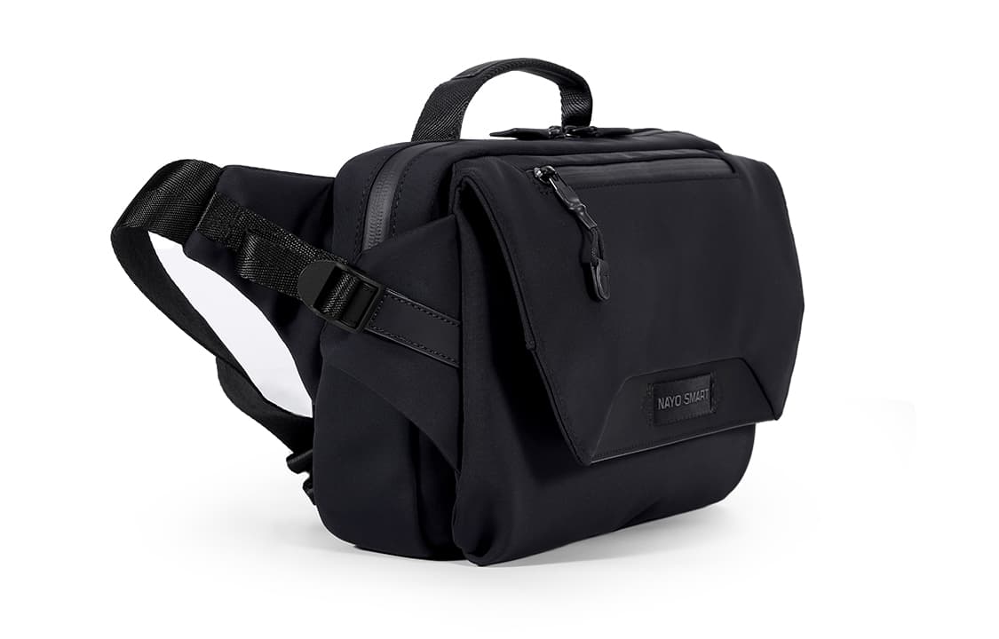 Тканевая сумка через плечо NAYO SMART, обычная мужская сумочка, серо-зеленый/темно-синий черный