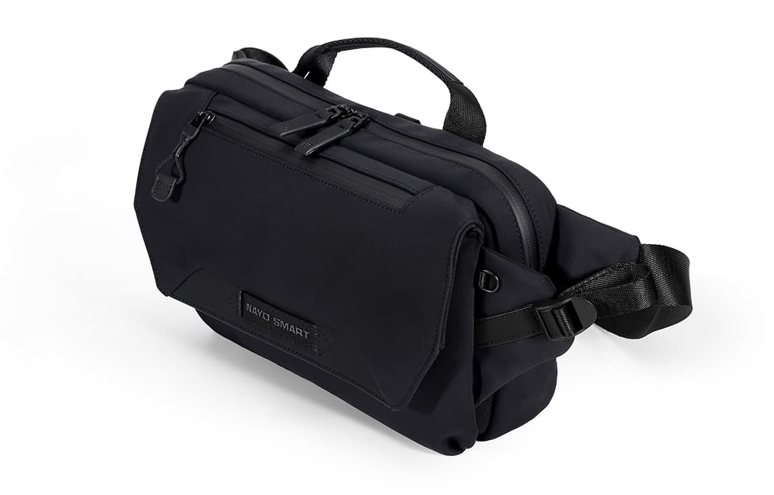 Тканевая сумка через плечо NAYO SMART, обычная мужская сумочка, серо-зеленый/темно-синий черный