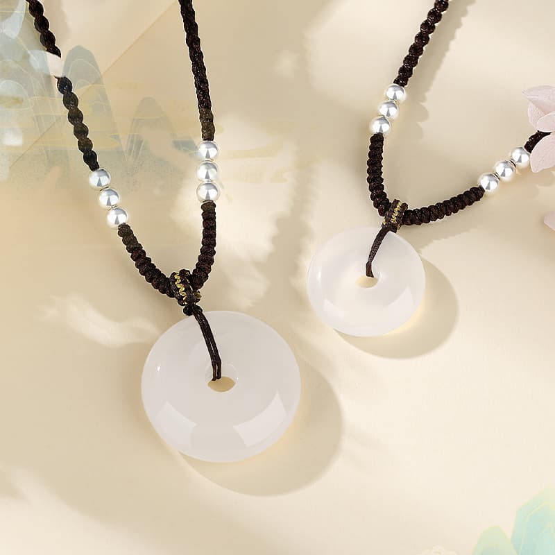 YINCHIE Ожерелья из халцедона унисекс