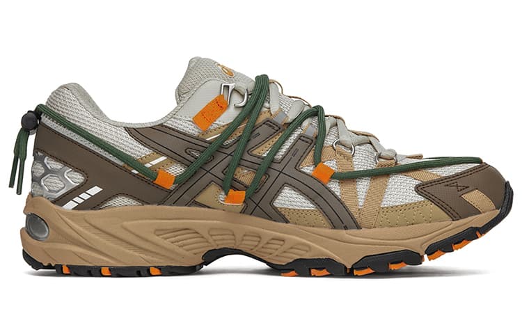 Кроссовки Asics Gel Kahana TR V2 низкие для походов унисекс цвета хаки