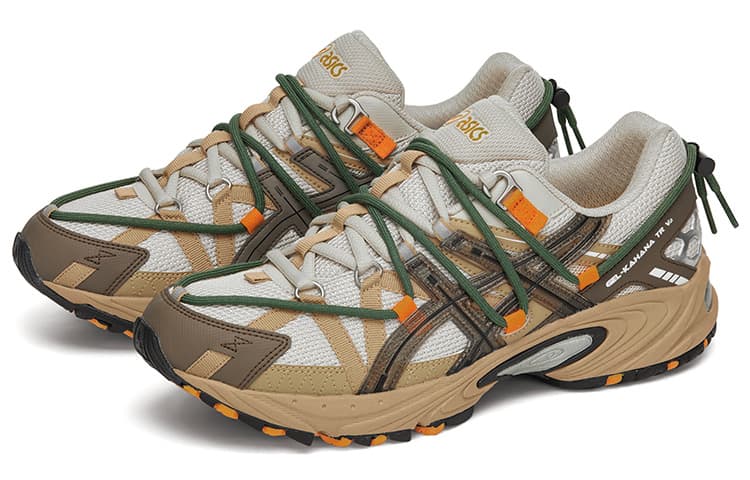 Кроссовки Asics Gel Kahana TR V2 низкие для походов унисекс цвета хаки