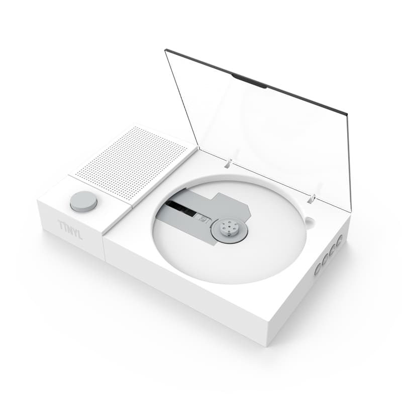 TINYL Modular CD Bluetooth All in One Computers SPLIT Plain White Japan Pioneer Movement, One Machine, Three Uses