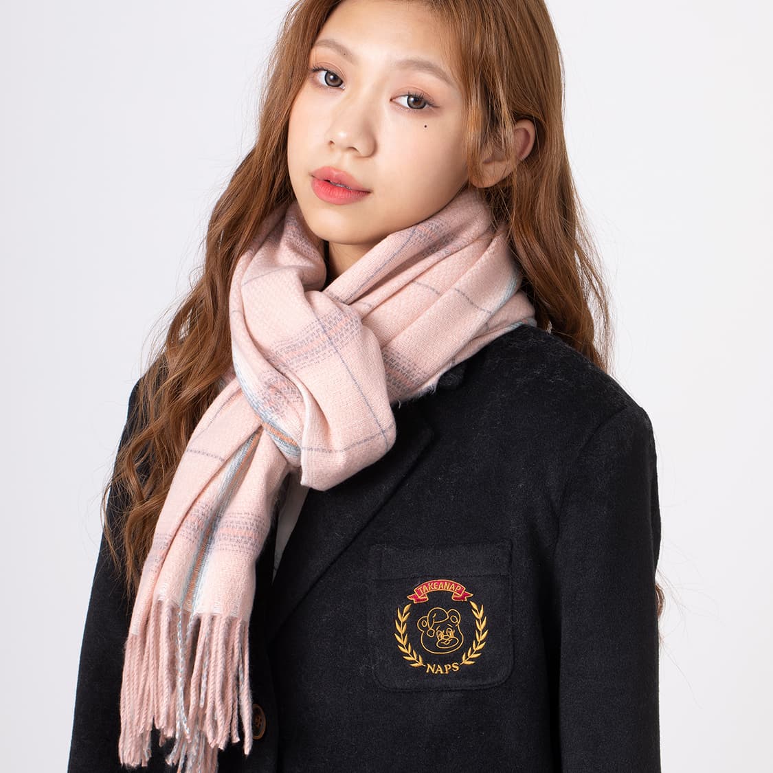 Женские вязаные шарфы Clect из полиэстера