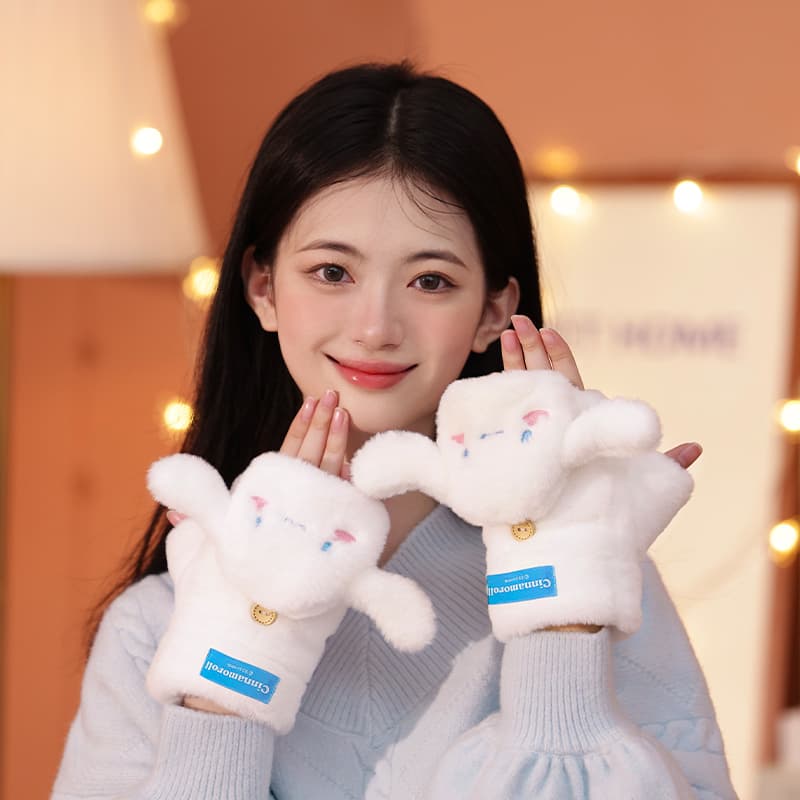 Sanrio женские трикотажные перчатки из полиэстера