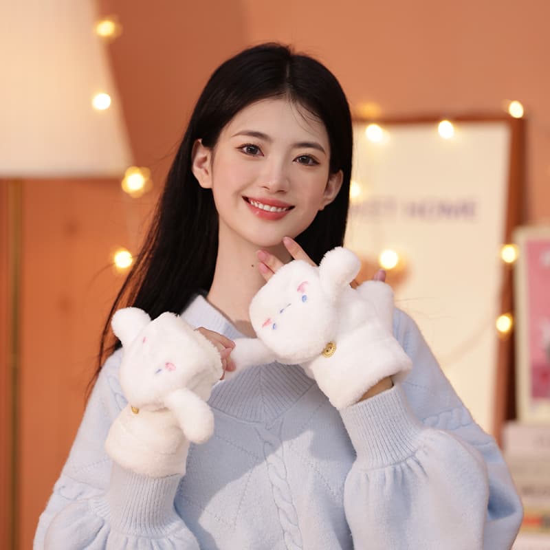 Sanrio женские трикотажные перчатки из полиэстера