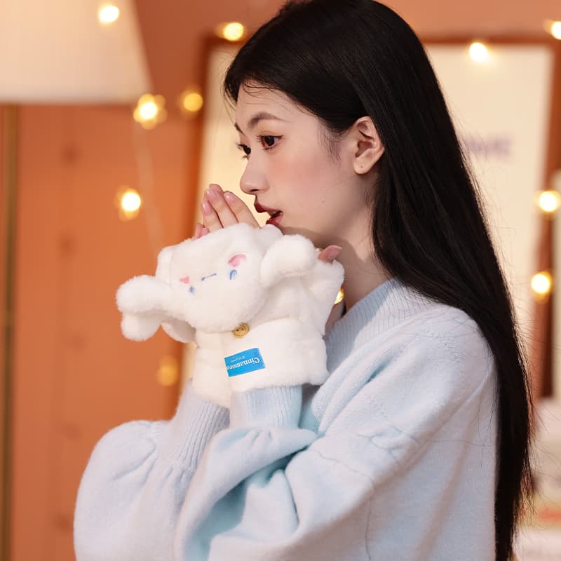 Sanrio женские трикотажные перчатки из полиэстера