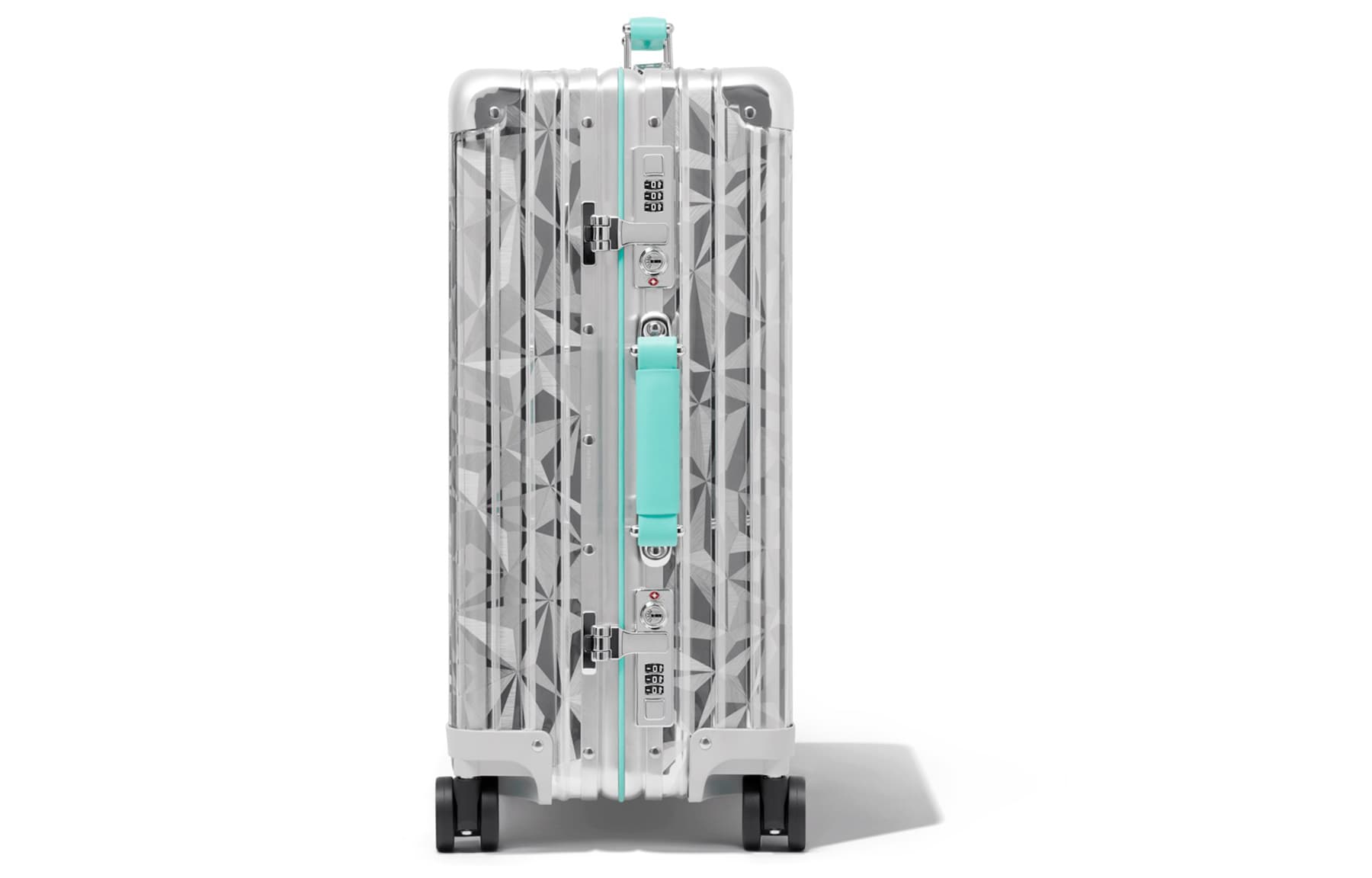 Кабина RIMOWA X Tiffany & Co. Rock Cut, серебро