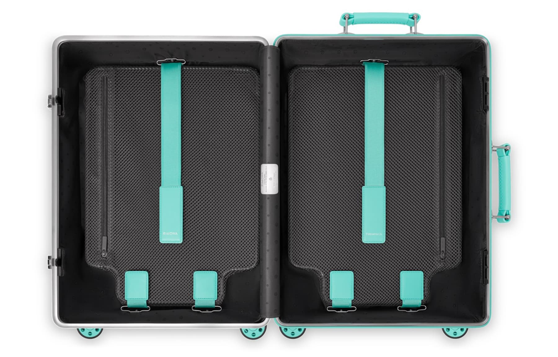 Кабина RIMOWA X Tiffany & Co. Rock Cut, серебро