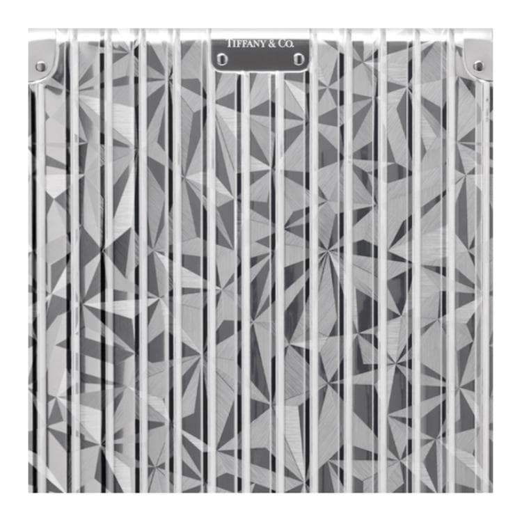 Кабина RIMOWA X Tiffany & Co. Rock Cut, серебро