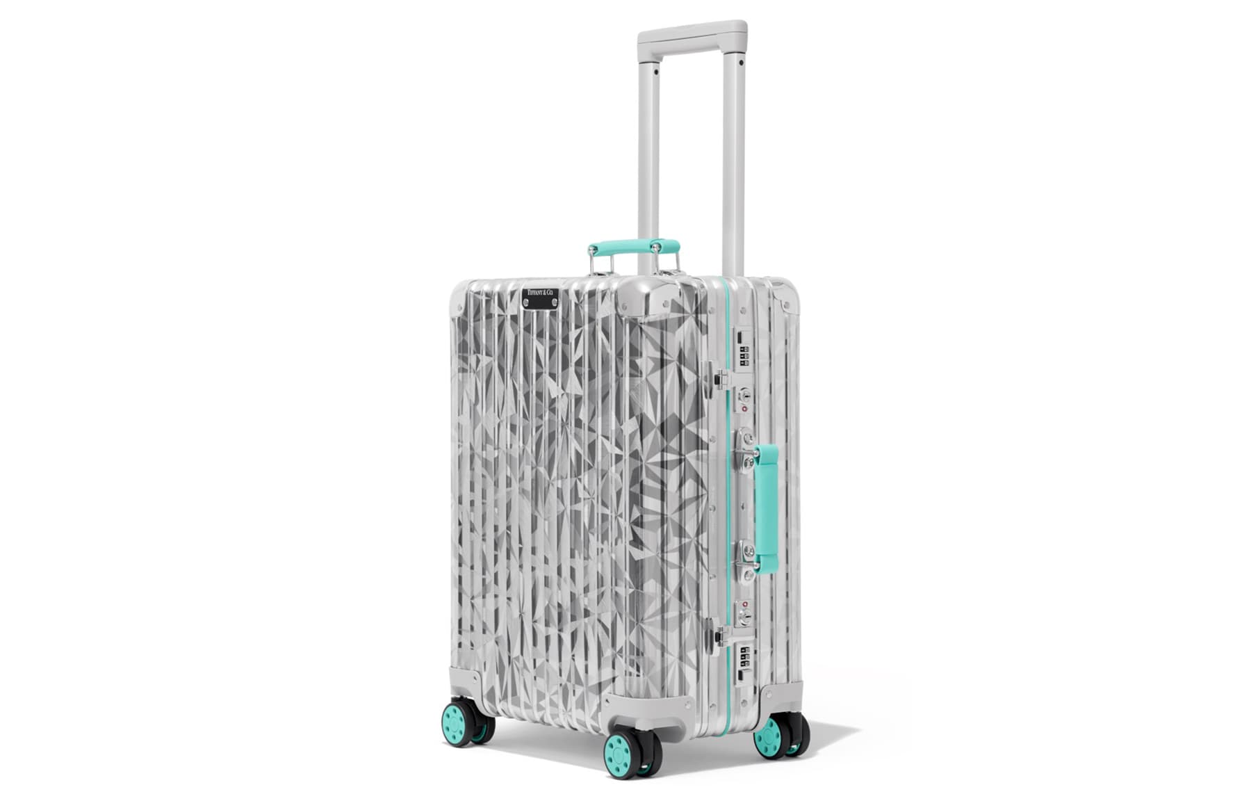 Кабина RIMOWA X Tiffany & Co. Rock Cut, серебро