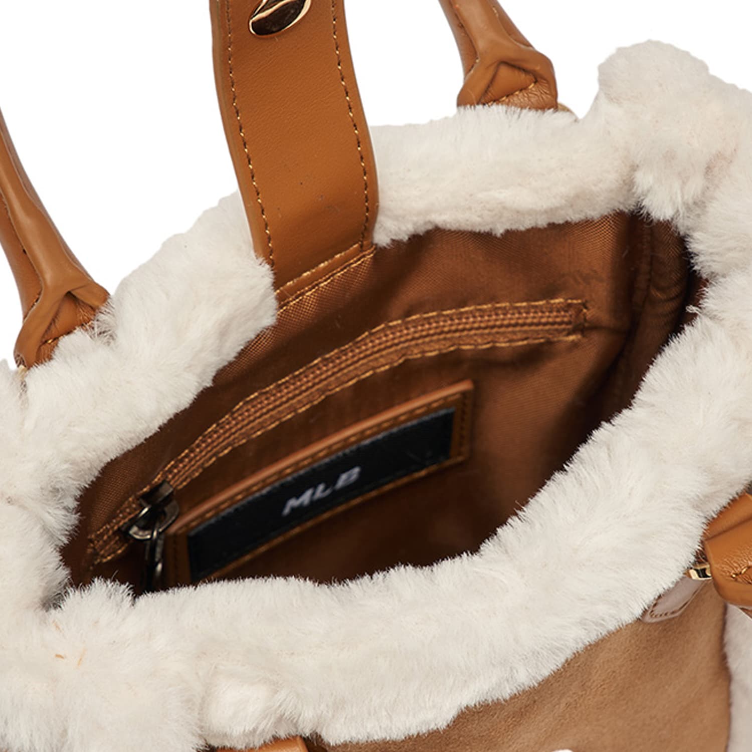 Замшевая сумка через плечо MLB, обычная женская сумка светло-коричневого цвета