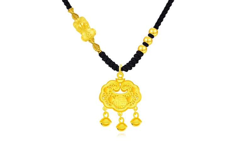 Золотое колье женское KING TAI SANG