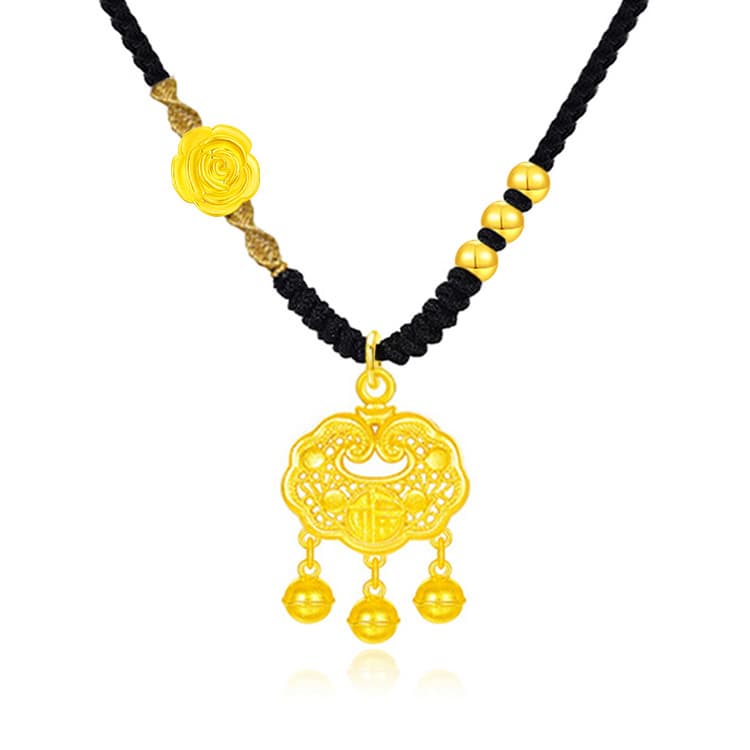 Золотое колье женское KING TAI SANG