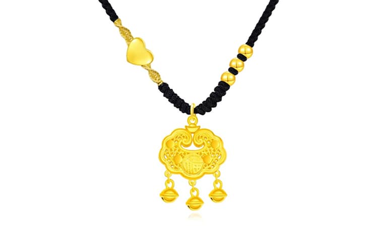 Золотое колье женское KING TAI SANG