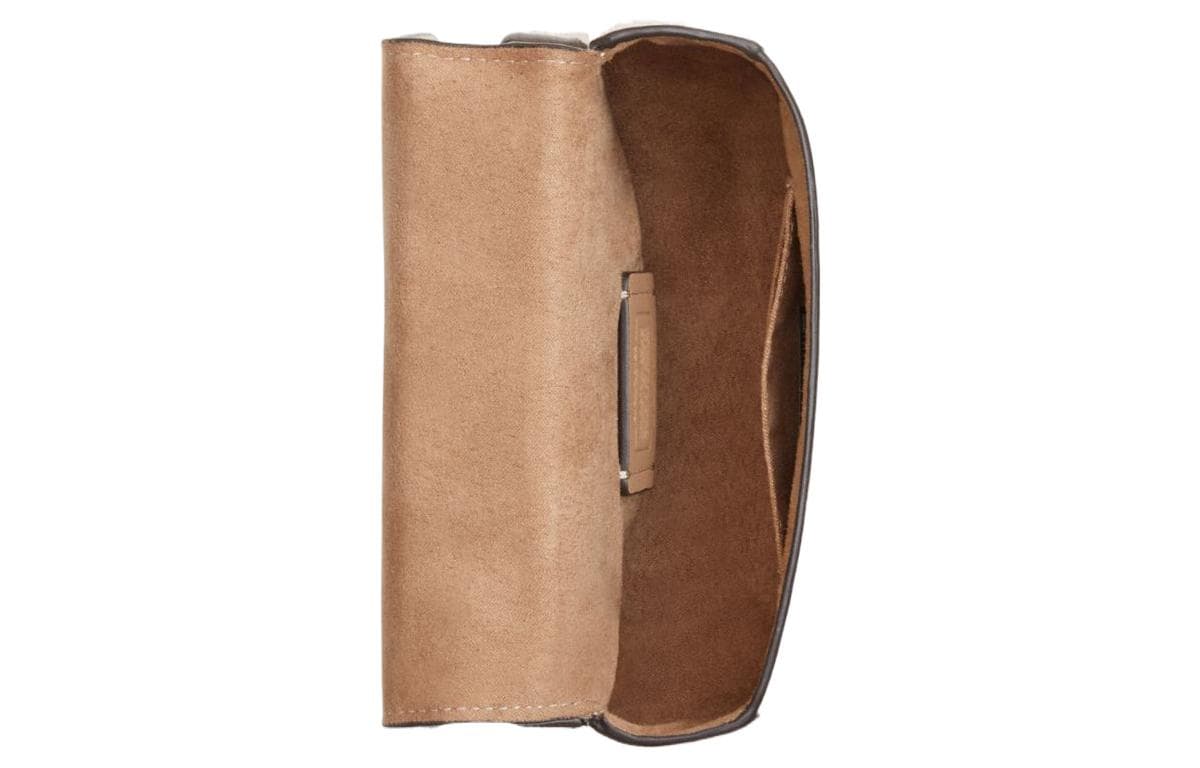 Женская седельная сумка COACH Lysa из коровьей кожи, сумка через плечо, сумка через плечо, труба, белая