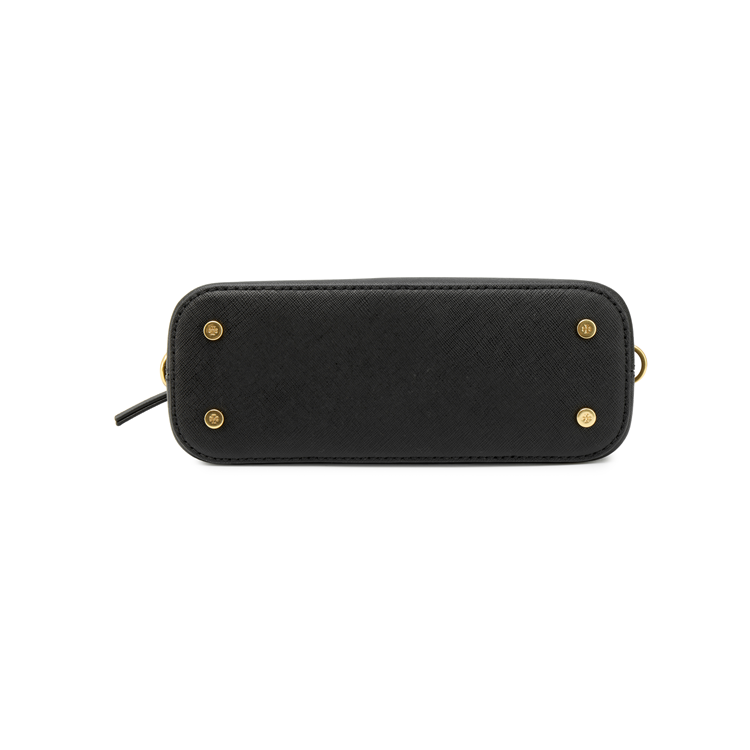 TORY BURCH Emerson Кожаная Сумка Dome Сумка на одно плечо Женская Черная