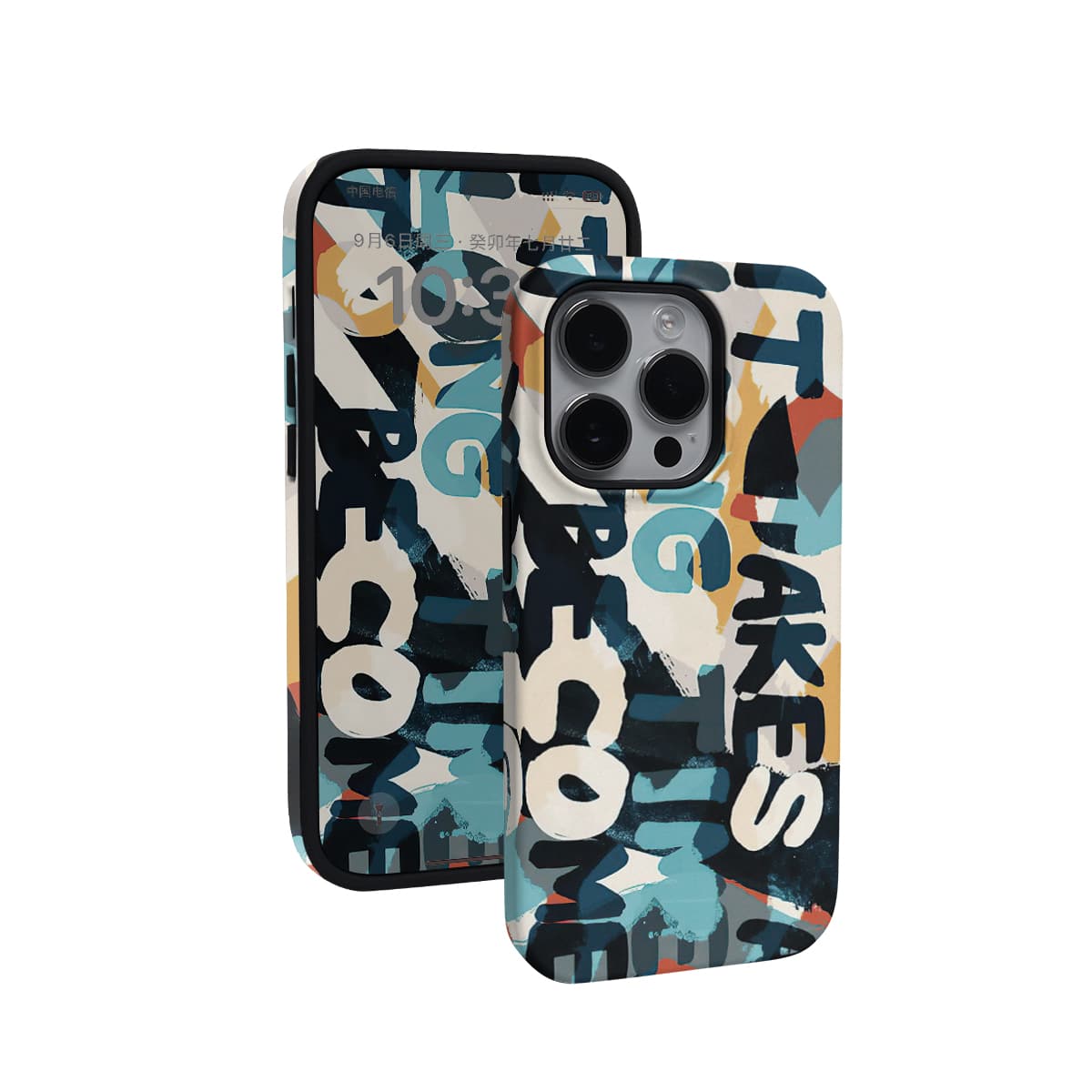 Keshami PC Материал Anti Drop Стиль/Половина Сумки Стиль С Магнитными Акварельными Буквенными Чехлами Для Телефонов