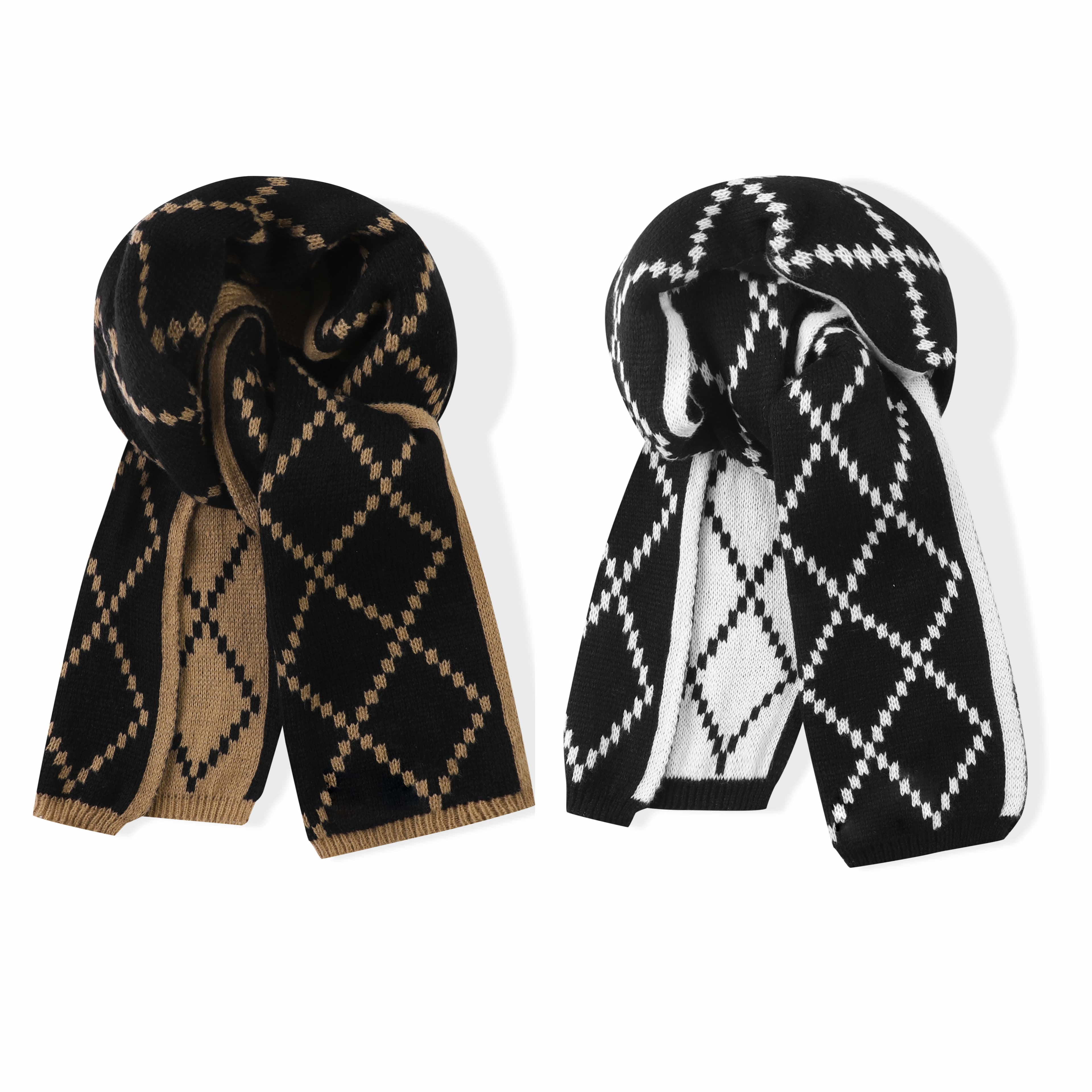 Трикотажные шарфы JW из полиэстера унисекс