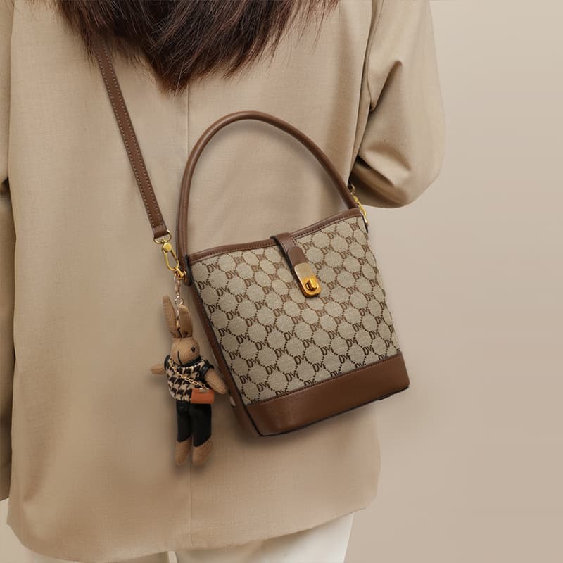 Тканевая сумка VINEY, средняя женская, цвета хаки