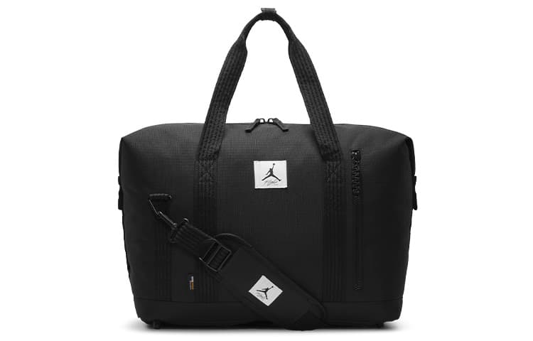 Jordan Polyester Shoulder Bag, Crossbody Bag, Handbag, Travel Bag Regular Unisex Black