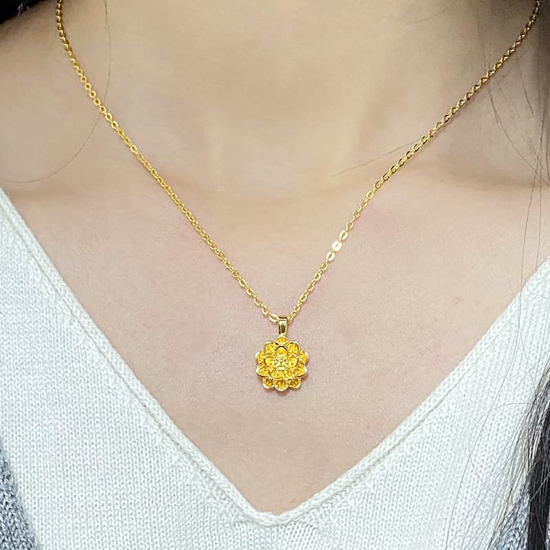 LIU GUI FU JEWELRY Золотое колье женское