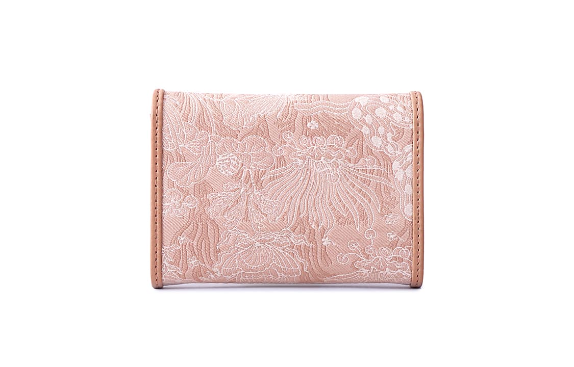 Женский кошелек FION из ткани с телячьей кожей, розовый