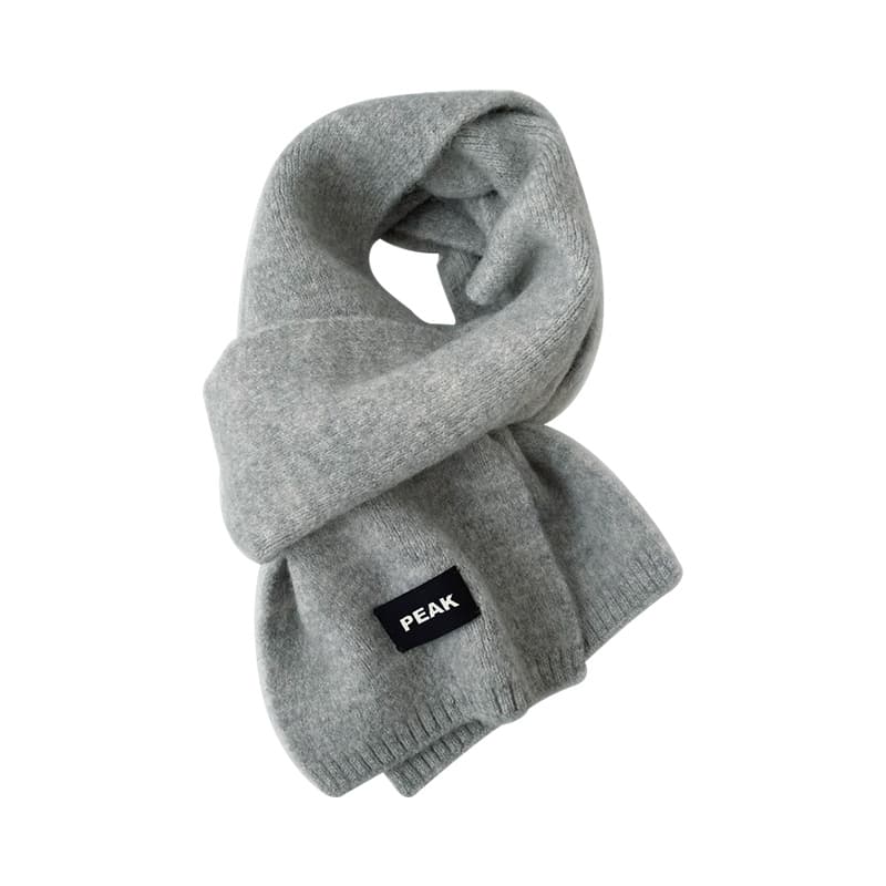 PEAK Акриловые вязаные шарфы унисекс, разноцветные