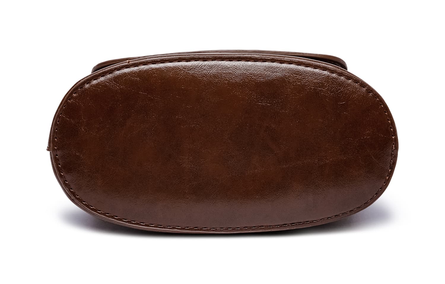 NOMK Сумка через плечо из искусственного меха, сумка через плечо женская, темно-коричневая