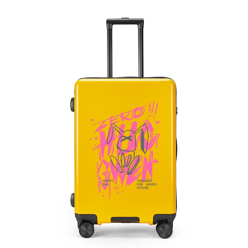 Сумка-тележка BLAN BUNNY ABS+PC 20 дюймов 24 дюйма 26 дюймов 22 дюйма унисекс белый/желтый/черный/красный