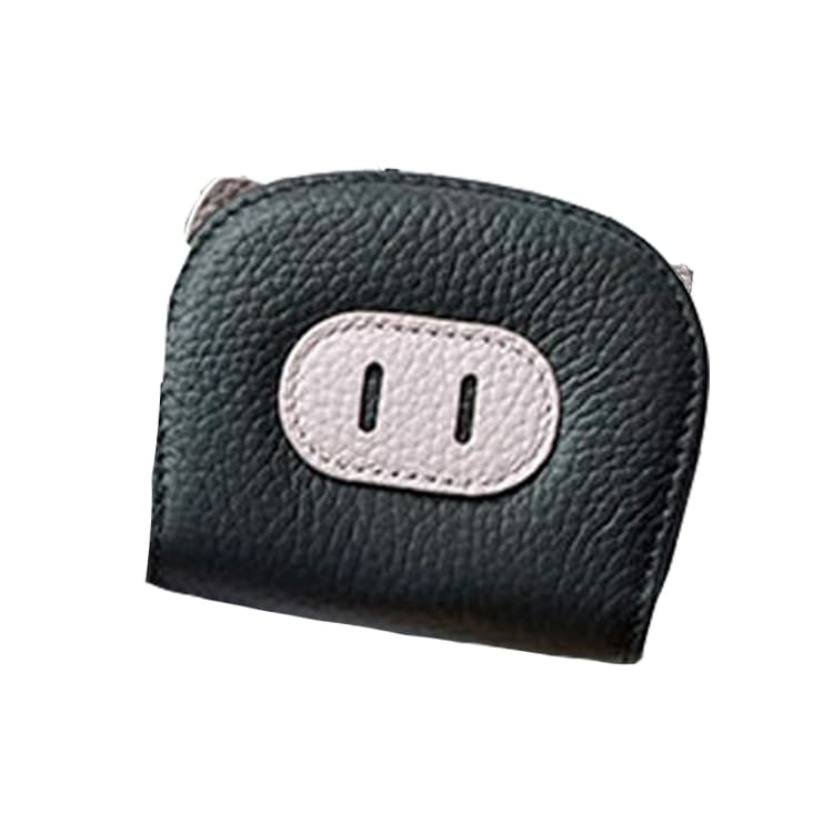 PINK·LAND Чехол для карт из натуральной коровьей кожи Обычный женский Черный/Оранжевый/Океанический Синий/Желтый