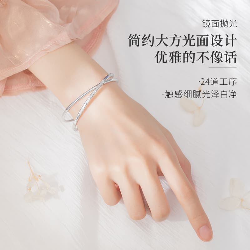 Женские медные браслеты WINY, серебро