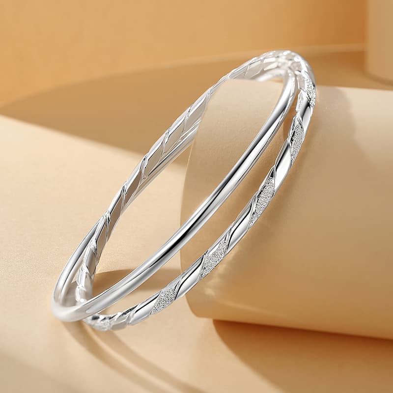 Женские медные браслеты WINY, серебро