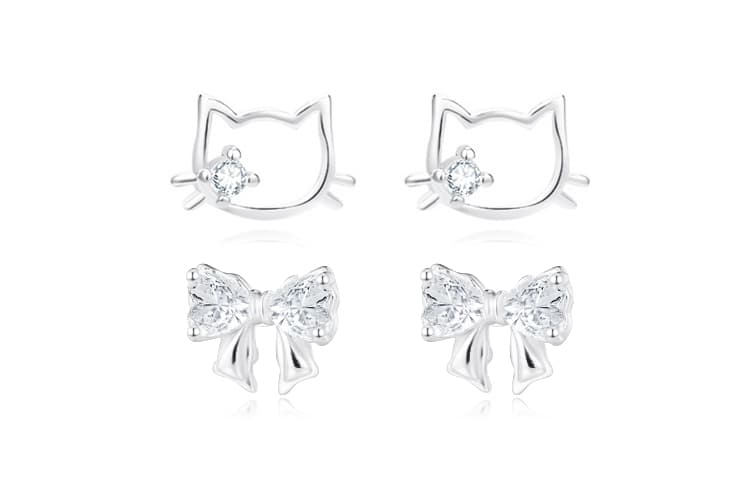 Женские серьги-гвоздики TRUE ME с цирконом