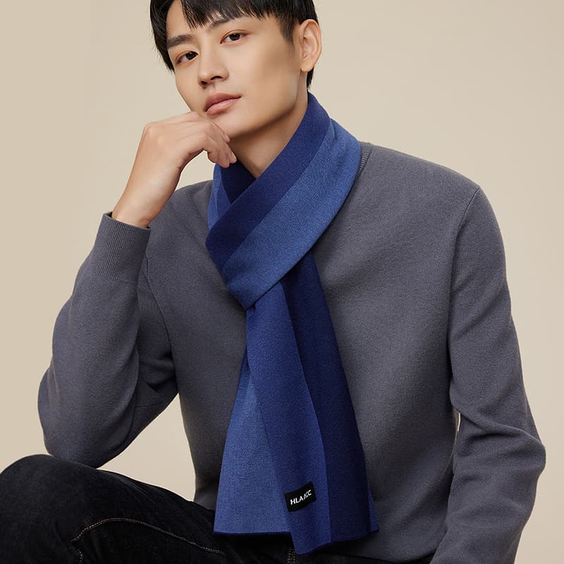 HLA содержит шерстяные вязаные шарфы унисекс