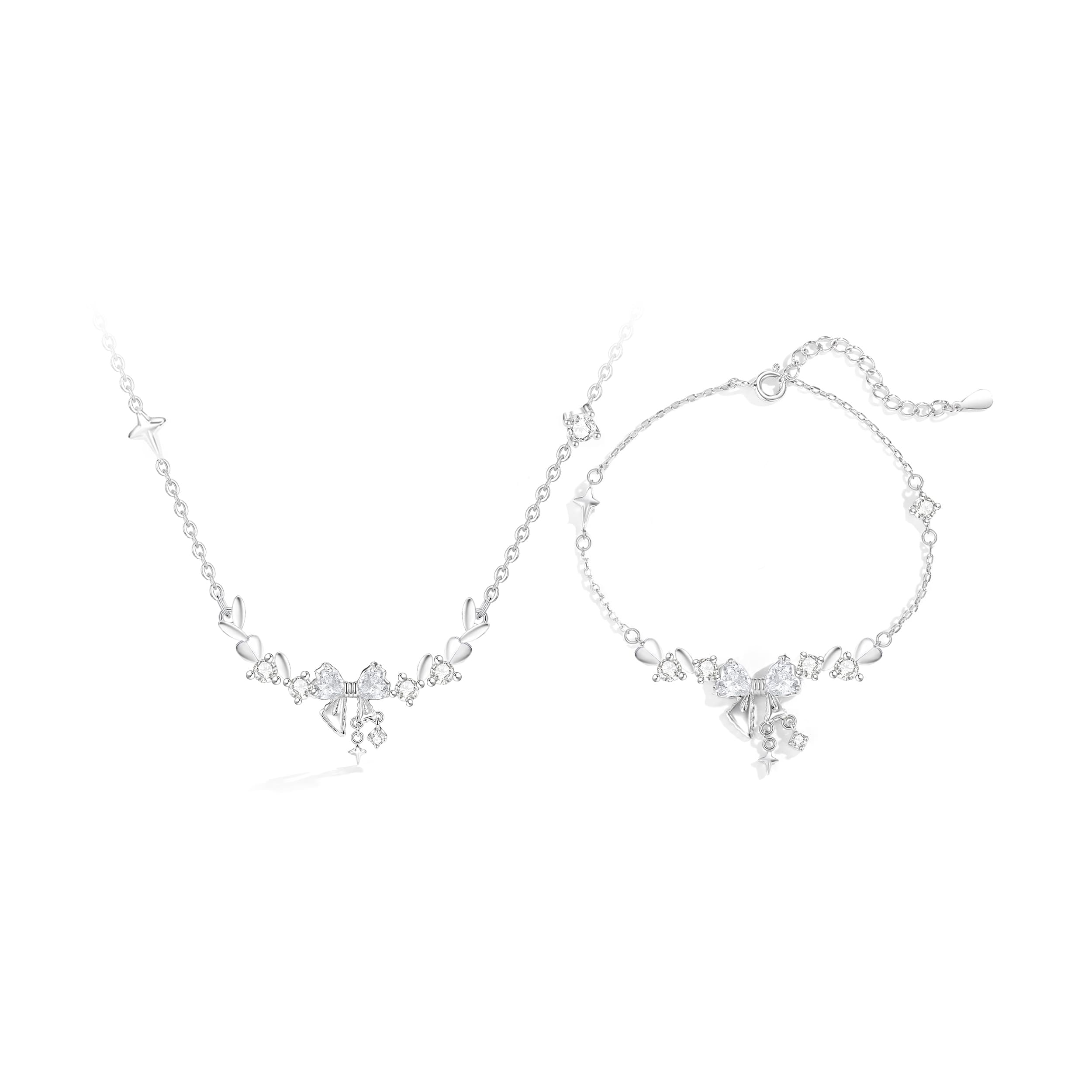 Женские изящные серебряные ожерелья Love Link 999 пробы