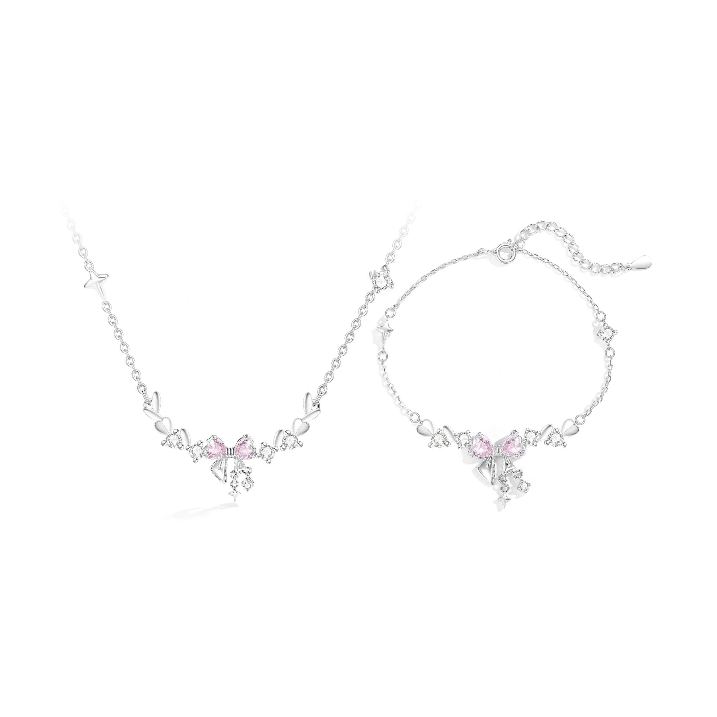 Женские изящные серебряные ожерелья Love Link 999 пробы