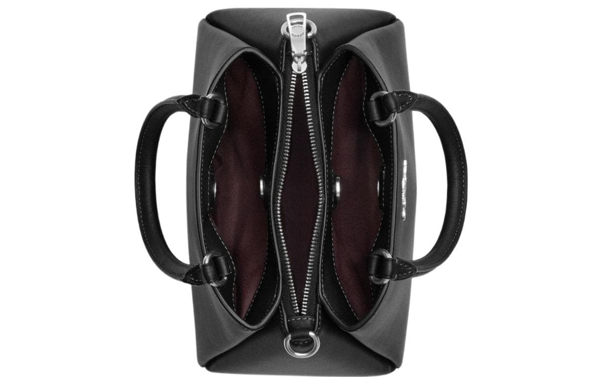 COACH Zuri Сумка через плечо, сумка через плечо, женская сумка среднего размера из коровьей кожи, черная