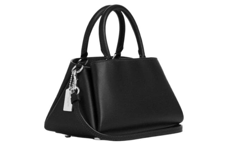 COACH Zuri Сумка через плечо, сумка через плечо, женская сумка среднего размера из коровьей кожи, черная